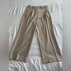 House of Harlow 1960 Taupe Wide-Leg Trousers